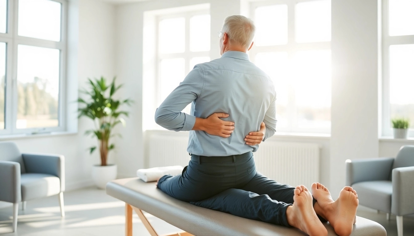 Chiropractor delivering effective back pain solutions in a calming office environment.