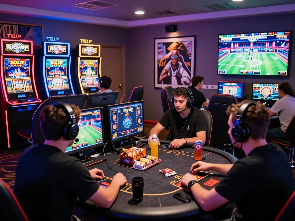 Players enjoying an immersive gaming session at a vibrant rik vip online casino, engaging with rich graphics and dynamic gameplay.