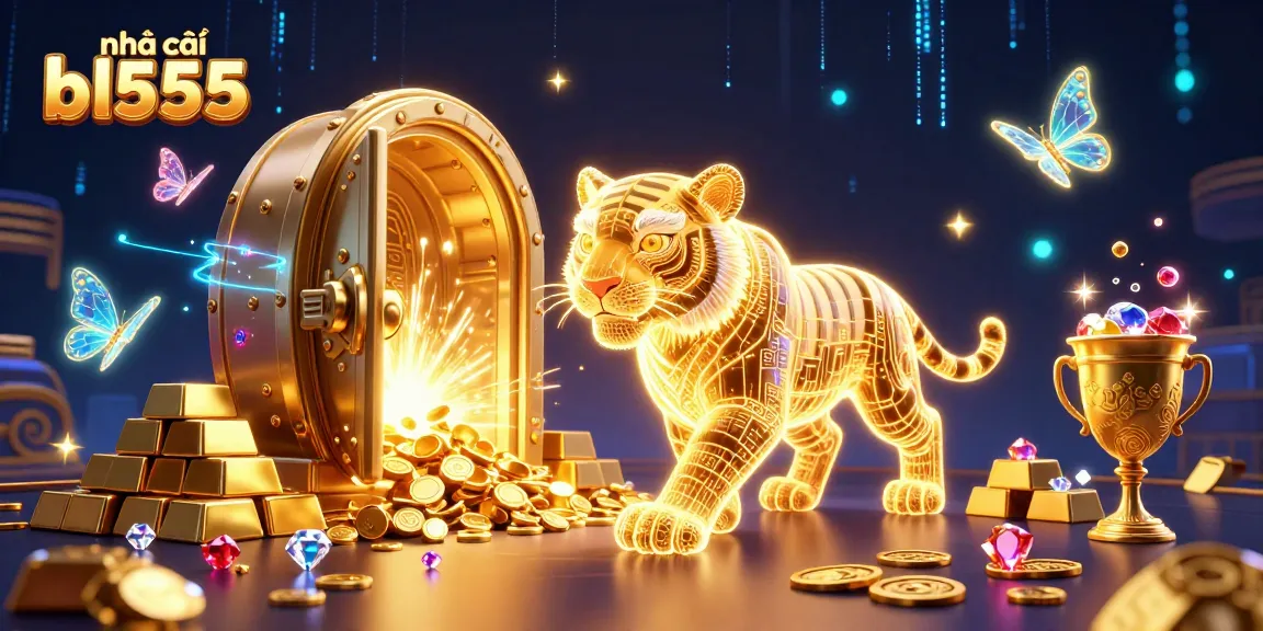 Experience thrilling gaming at nhà cái bl555 with a vibrant 3D casino illustration showcasing excitement and energy.