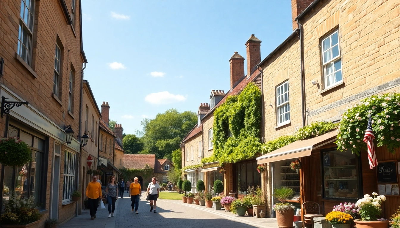 Discovering vibrant street life in Claygate, showcasing charming shops and inviting ambiance.