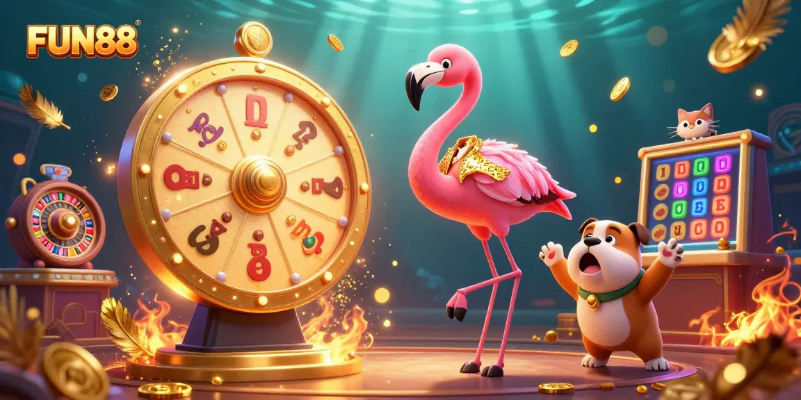 Experience thrilling gameplay at FUN88 with an exciting casino scene featuring vibrant characters and immersive elements.