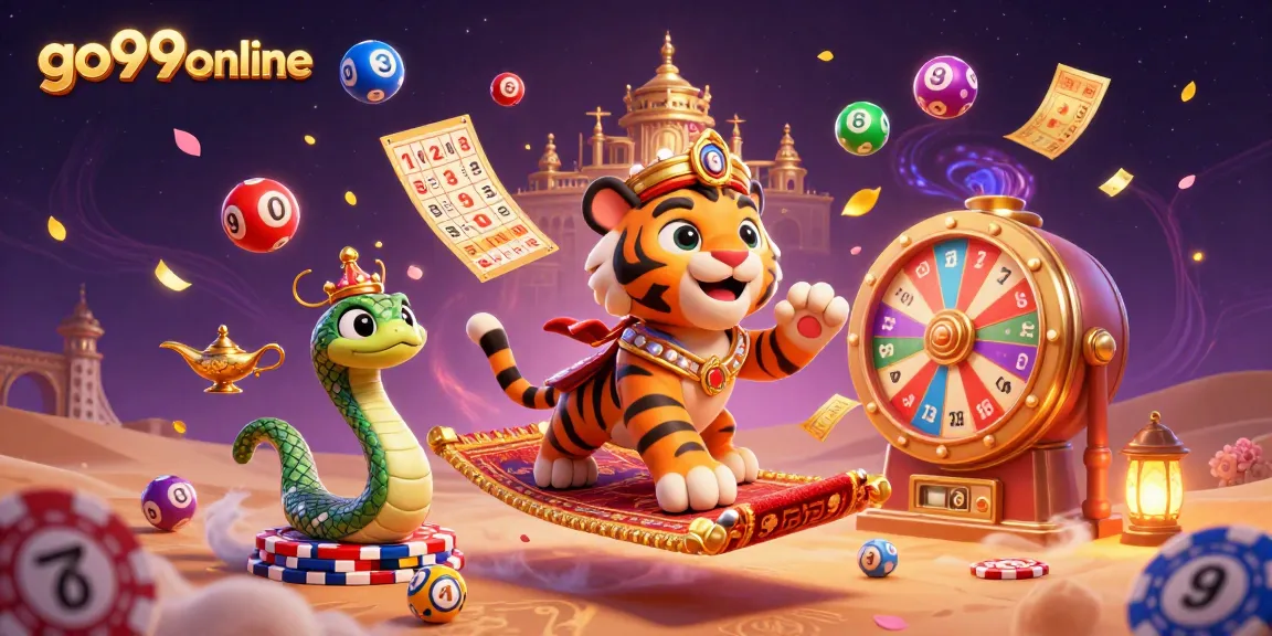Experience excitement with go99online in this vibrant illustration of online gaming.