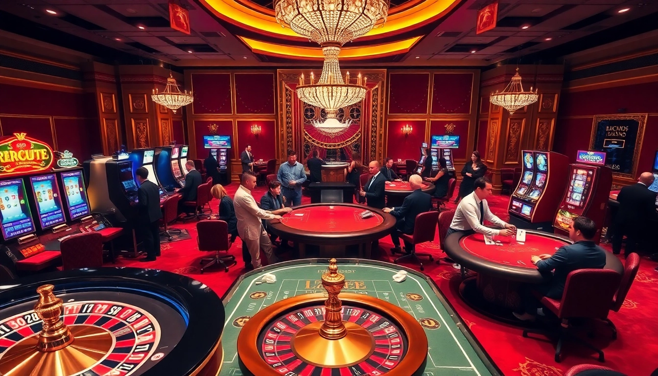 Experience the excitement of gambling at https://nohu90a.uk.com/ with a vibrant casino scene filled with classic games.