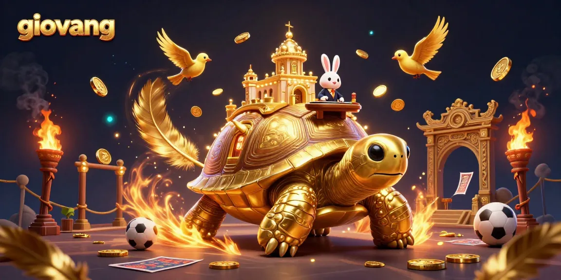 Bet on giovang with a lively scene of cartoon characters embodying a vibrant gambling environment.