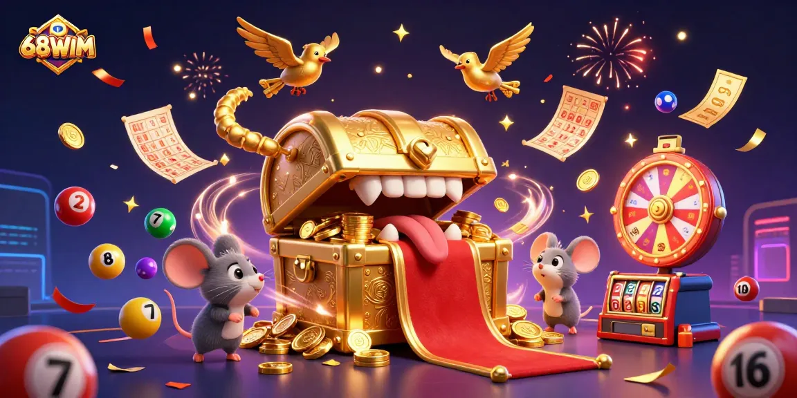 Engage with the exciting 68WIM casino adventure featuring vibrant gambling elements and adventures with treasures.