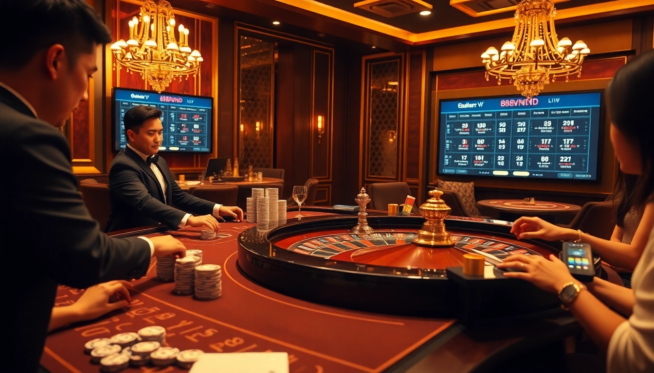 Experience the thrill of 888VND VIP with luxurious casino gaming and immersive live dealer interactions.