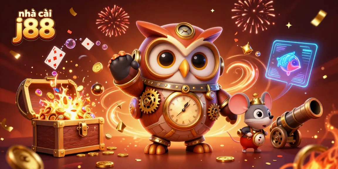 Engage with nhà cái j88 in an exciting 3D casino world featuring vibrant elements.
