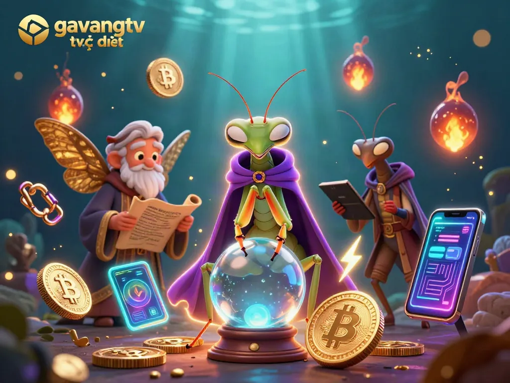 Experience intense gambling action with gavangtv trực tiếp featuring mystical characters and vibrant game elements.