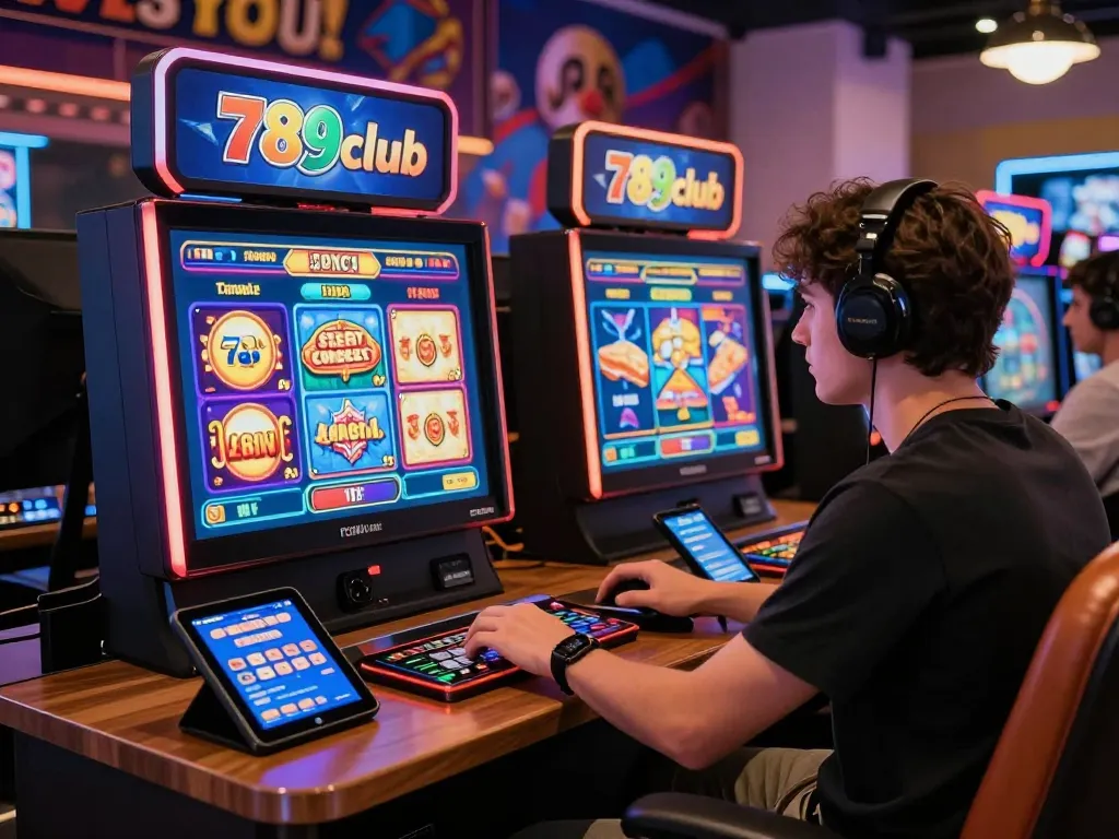 Engaged user playing 789club online casino games, showcasing the vibrant gaming experience.