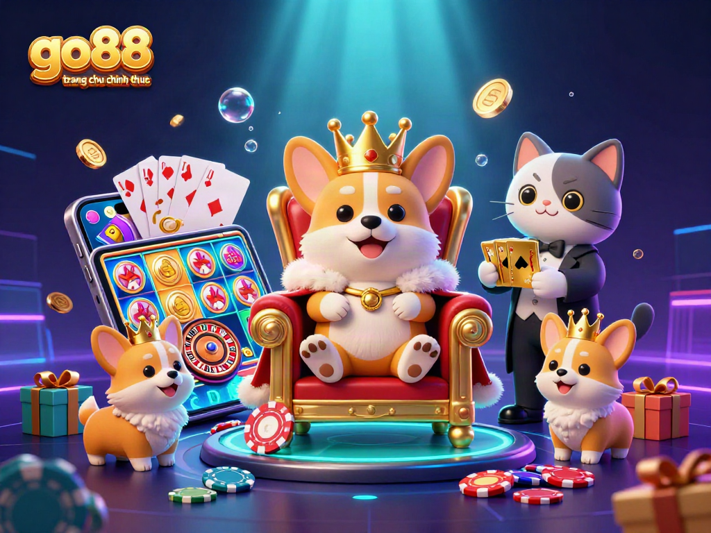 Engage in thrilling casino action at go88 trang chu chinh thuc with vibrant gaming elements featuring royal characters.
