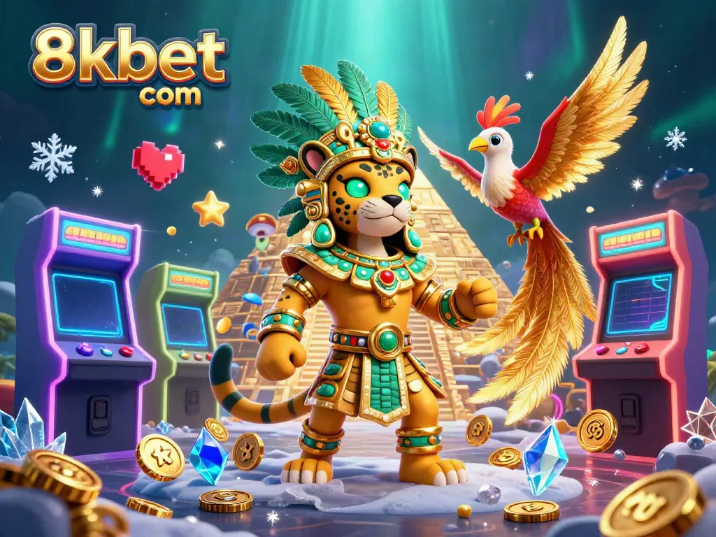 Experience the excitement of gaming with 8xbet com in a vibrant casino scene filled with characters and dynamic elements.