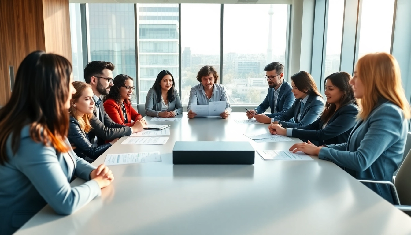 Strategic discussion on Acquisition Planning with diverse professionals in a modern office.