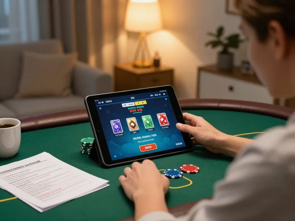 Engage in poker on https://kp88.space/ using your tablet, showcasing smart strategies and responsible gaming.