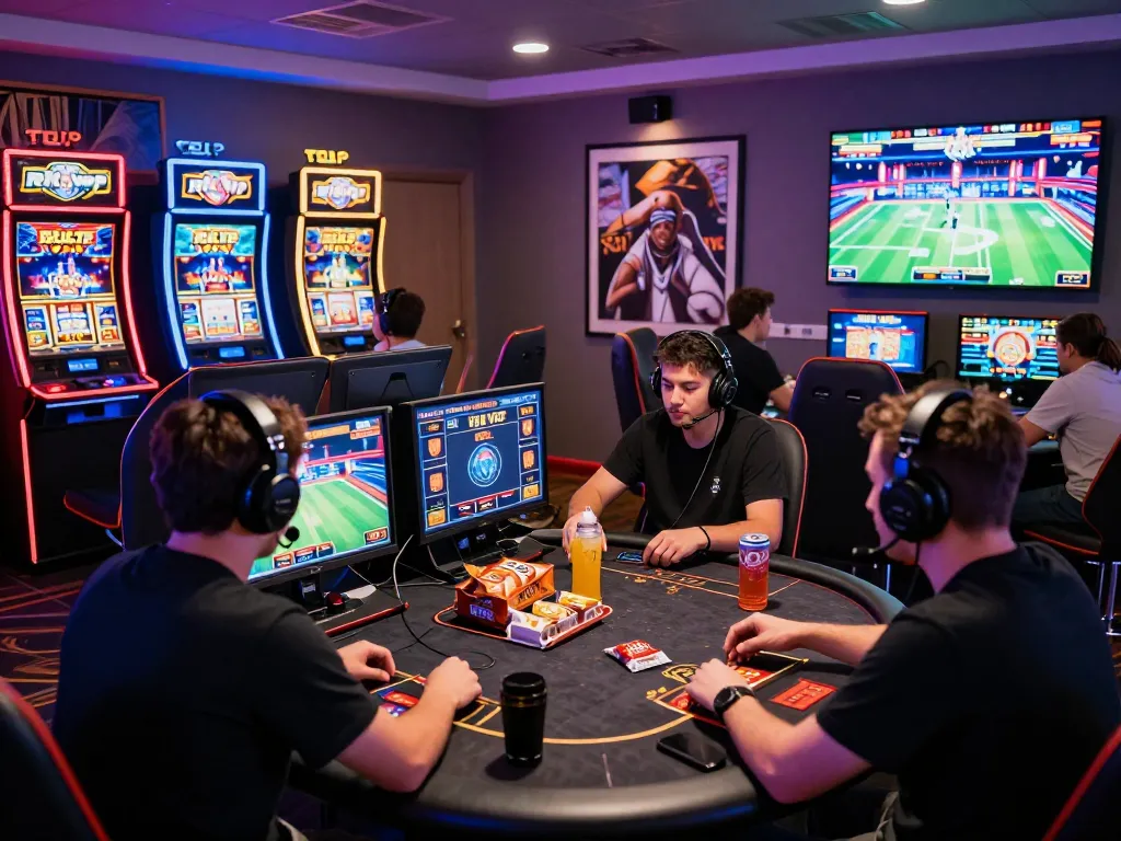 Players enjoying an immersive gaming session at a vibrant rik vip online casino, engaging with rich graphics and dynamic gameplay.