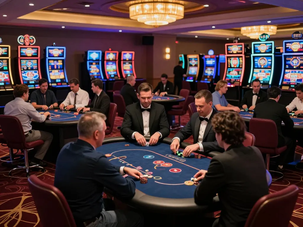 Players experience vibrant gameplay in the dynamic atmosphere of 789winco casino.