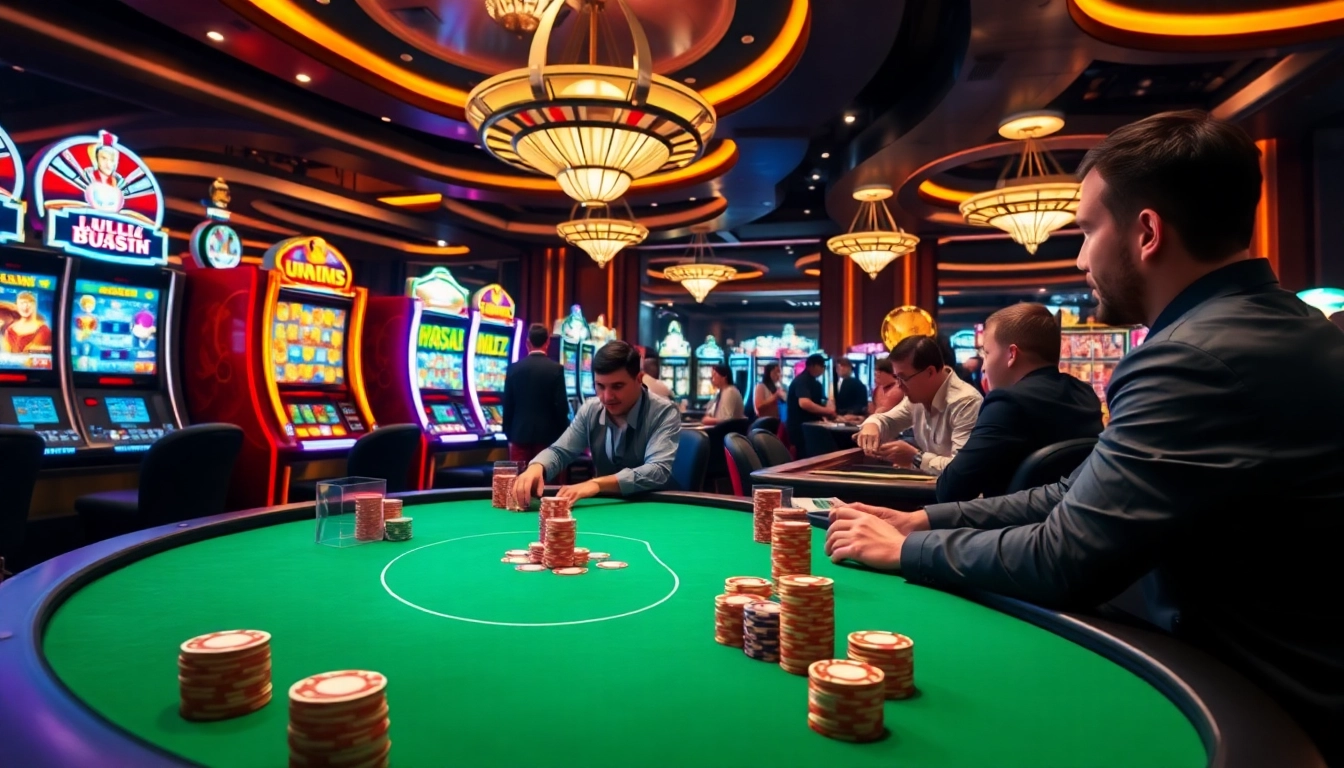 Experience the excitement at winvn with vibrant poker tables and thrilling casino games.