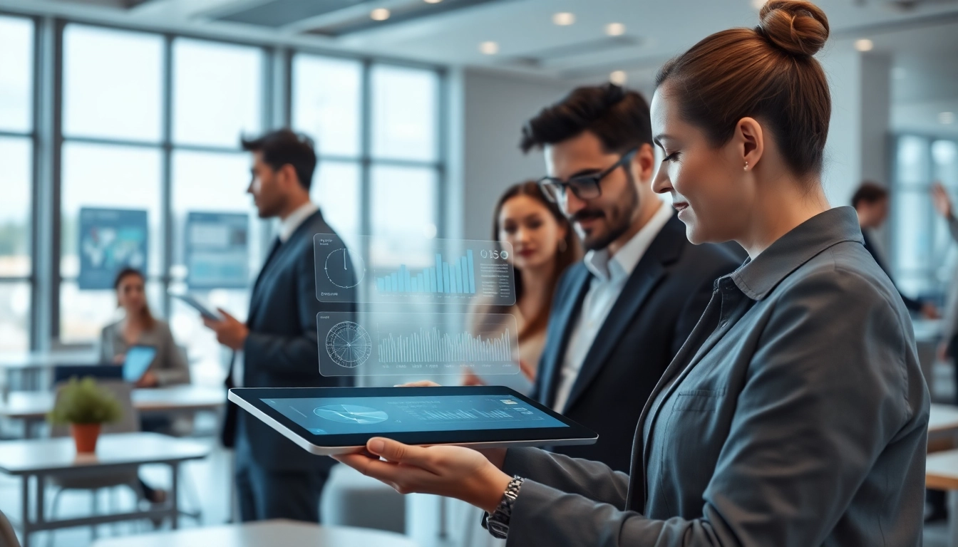 Innovative AI concept for adults showcasing data analytics interface.