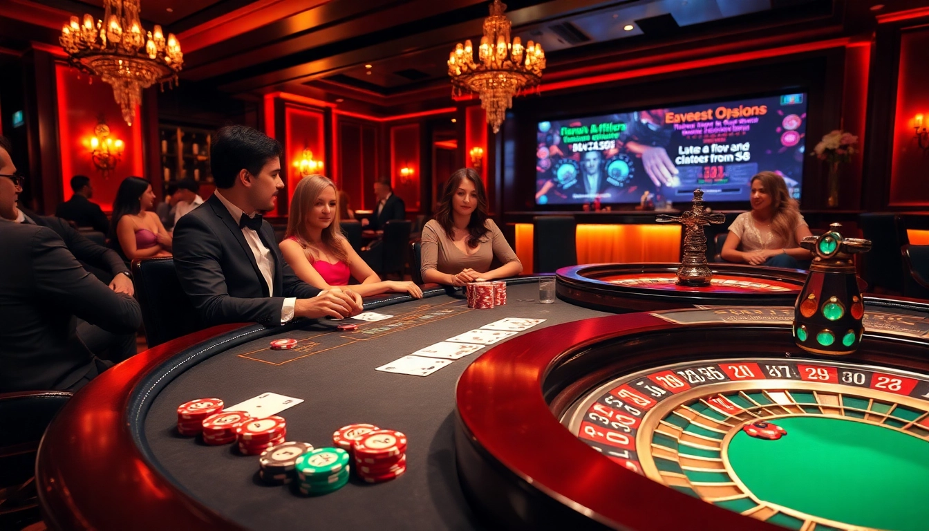Players enjoy an exciting game of poker at S8's vibrant casino, showcasing thrilling gambling action.