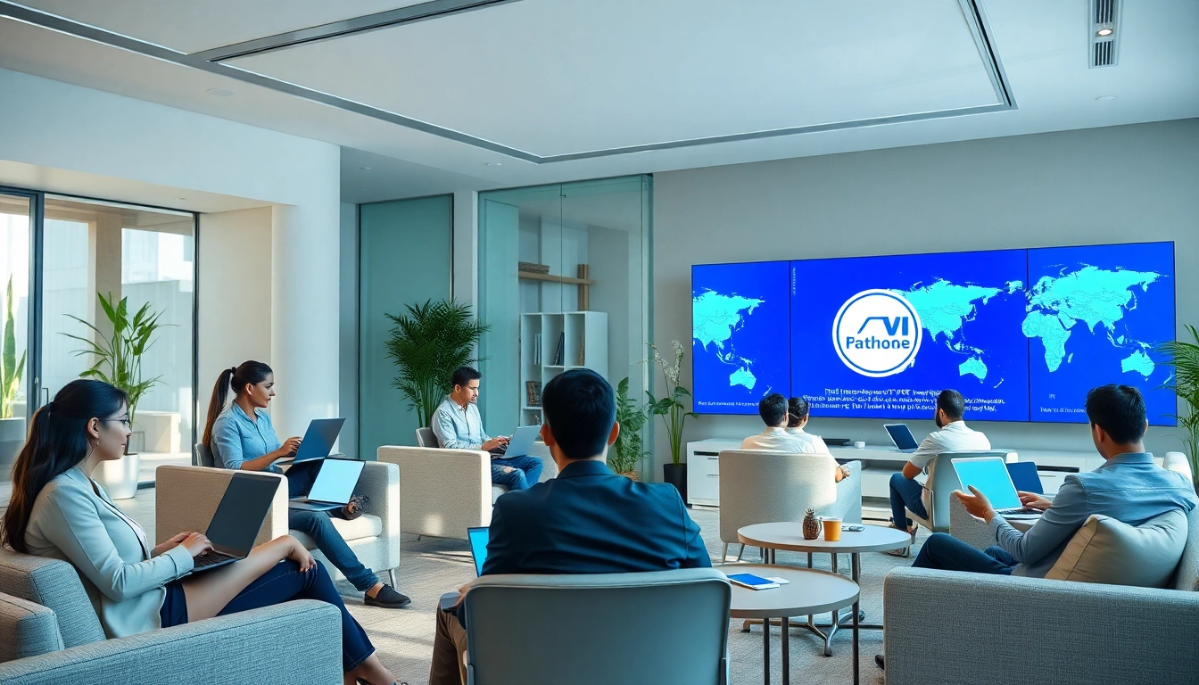 在现代办公环境中，展示了使用快连官网实现的快速、安全连接。