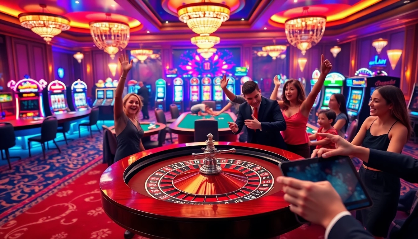 Experience the thrill of betting at jun88.com with vibrant casino games and enthusiastic players.